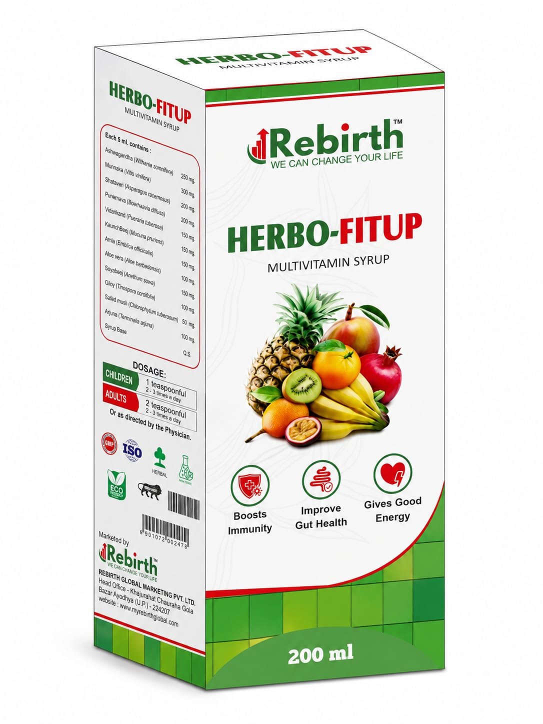 Herbo-Fitup Multivitamin Syrup